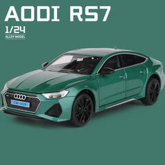 1:24 RS7 kupė lydinio automobilio modelis, liejinys ir žaislinės transporto priemonės metaliniai žaisliniai automobilio modeliai garso šviesų kolekcija vaikams dovanos kaina ir informacija | Kolekciniai modeliukai | pigu.lt