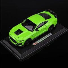 1:24 Mustang Shelby GT500 lydinio automobilio modelis, liejiniai Žaislinės transporto priemonės Kolekcionuojami pomėgiai Dovanos Statinis liejimas kaina ir informacija | Kolekciniai modeliukai | pigu.lt