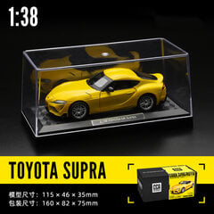 CCA 1:43 SUPRA M850I r8 Spyder G350D automobilio modelis su šalmu akrilo dėžutės lydinio automobilio žaislas kaina ir informacija | Kolekciniai modeliukai | pigu.lt