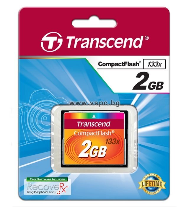 Atminties kortelė Transcend 2GB CF kaina ir informacija | Atminties kortelės fotoaparatams, kameroms | pigu.lt