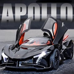 1/24 „Apollo Project EVO Super Car Diecast Leloy Vehicle Vehicle Model Sound & Light Collection“ Ornamentai berniukams Dovanos su vaikais цена и информация | Коллекционные модели автомобилей | pigu.lt