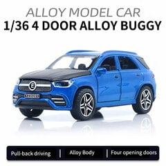 1/36 Automobilių GLE visureigio lydinio modeliavimo automobilio modelio automobilio dureles galima atidaryti atgal, kad būtų galima įsigyti vaikų žaislų gimtadienio dovanų kolekciją цена и информация | Коллекционные модели автомобилей | pigu.lt