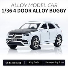 1/36 Automobilių GLE visureigio lydinio modeliavimo automobilio modelio automobilio dureles galima atidaryti atgal, kad būtų galima įsigyti vaikų žaislų gimtadienio dovanų kolekciją цена и информация | Коллекционные модели автомобилей | pigu.lt