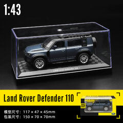 CCA MSZ 1:43 M4 DTM Land Rover Guard automobilio modelis su šalmu, akrilo dėžutės lydinio automobilio žaislas kaina ir informacija | Kolekciniai modeliukai | pigu.lt