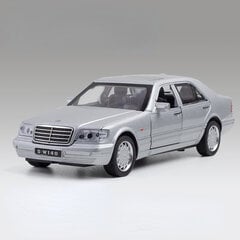 1:32 Mercedes S W140 lydinio modelis automobilio garso lemputė, ištraukiama šviesos garso lydinio transporto priemonės modelio vaikams A88 kaina ir informacija | Kolekciniai modeliukai | pigu.lt