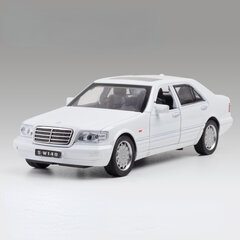 1:32 Mercedes S W140 lydinio modelis automobilio garso lemputė, ištraukiama šviesos garso lydinio transporto priemonės modelio vaikams A88 kaina ir informacija | Kolekciniai modeliukai | pigu.lt