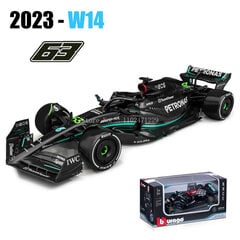 1:43 NAUJAS 2023 m. AMG Team W14 44# Hamilton 63# Russell Formula One Alloy Super Toy Lietus automobilio modelis kaina ir informacija | Kolekciniai modeliukai | pigu.lt