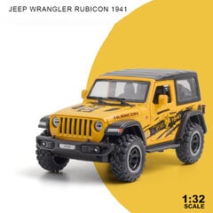 1/32 Wrangler Alloy Diecast automobilių modelių žaislas 1941 Rubicon metalo visureigių transporto priemonės su garsu lengvu automobilių s vaikams berniukams kaina ir informacija | Kolekciniai modeliukai | pigu.lt