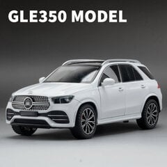 1/24 GLE350 Modelis Automobilių žaislų lydinių modeliavimas Metalo liejiniai ir žaislinės transporto priemonės Garso ir lengvų transporto priemonių modeliai berniukams mergaitėms Dovanos kaina ir informacija | Kolekciniai modeliukai | pigu.lt