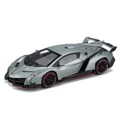 Diecast Car Veneno Model Car 1/24 mastelio sportinės žaislinės transporto priemonės dureles galima atidaryti žaislinio automobilio priekiniais ratais valdomas цена и информация | Коллекционные модели автомобилей | pigu.lt