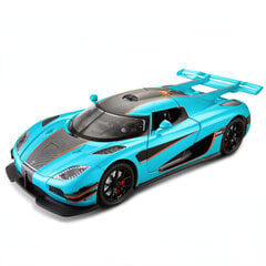 1/24 Koenigsegg One1 lydinio modelio automobilio žaislas su garso šviesos traukimo atgal modeliavimo ss modelio automobilio žaislas berniukui gimtadienio dovana kaina ir informacija | Kolekciniai modeliukai | pigu.lt