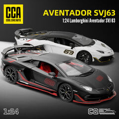 CCA 1:24 Aventador SVJ63 Huracan STO Super Racing Automobilių lydinio Lietaus Metalo Modeliavimo Kolekcija Modelis Automobilis Dovanos Vaikams kaina ir informacija | Kolekciniai modeliukai | pigu.lt