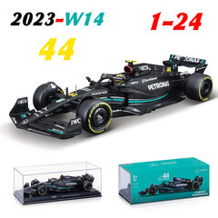 1:24 NAUJAS 2023 m. AMG Team W14 44# Hamilton 63# Russell Formula One Alloy Super Toy Lietaus automobilio modelis kaina ir informacija | Kolekciniai modeliukai | pigu.lt