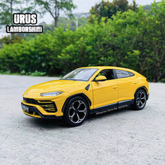 1:24 URUS modeliavimo lydinio automobilio modelio amatų dekoravimo kolekcijos žaislų įrankių dovana kaina ir informacija | Kolekciniai modeliukai | pigu.lt