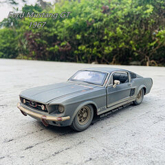 1:24 Senas 1967 m. Mustang GT imitacinio lydinio automobilio modelis amatų dekoracijų kolekcija žaislų įrankių dovana kaina ir informacija | Kolekciniai modeliukai | pigu.lt