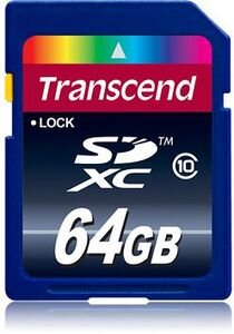 Transcend SDXC 64 GB kaina ir informacija | Atminties kortelės fotoaparatams, kameroms | pigu.lt
