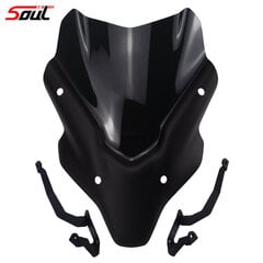 Motociklų sportinis priekinio stiklo skydelis juodas priekinis stiklas tinka YAMAHA MT-07 2021 2022 SP MT07 21-22 FZ07 FZ-07 цена и информация | Принадлежности для мотоциклов | pigu.lt