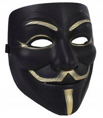 Helovino kaukė Anonymous V for Vendetta kaina ir informacija | Karnavaliniai kostiumai | pigu.lt