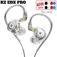 100% KZ EDX Pro Ausinės Dinaminės ausinės HiFi Laidinės ausinės Žemieji dažniai Stereo Žaidimas Muzika Ausų kištukai Triukšmą mažinančios ausinės kaina ir informacija | Ausinės | pigu.lt