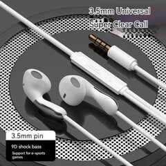 C tipo ir 3,5 mm laidinės ausinės į ausis įdedamos ausinės, skirtos Samsung Earbud Hifi stereo ausinėms, triukšmo mažinimas, laisvų rankų įranga su HD mikrofonu цена и информация | Наушники | pigu.lt