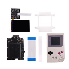 GB DMG V5 36 spalvingi modeliai OSD meniu viso dydžio RIPS foninio apšvietimo skystųjų kristalų ekranas, skirtas GameBoy DMG GB DMG konsolei ir iškirptam korpusui kaina ir informacija | Žaidimų kompiuterių priedai | pigu.lt