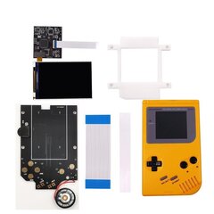 GB DMG RIPS V5 36 spalvingi modeliai OSD meniu viso dydžio IPS foninio apšvietimo LCD, skirtas GameBoy DMG GB konsolei ir išankstiniam litavimo garsiakalbiui kaina ir informacija | Žaidimų kompiuterių priedai | pigu.lt