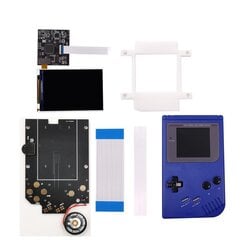 GB DMG RIPS V5 36 spalvingi modeliai OSD meniu viso dydžio IPS foninio apšvietimo LCD, skirtas GameBoy DMG GB konsolei ir išankstiniam litavimo garsiakalbiui kaina ir informacija | Žaidimų kompiuterių priedai | pigu.lt