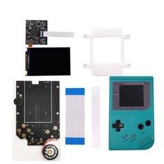 GB DMG RIPS V5 36 spalvingi modeliai OSD meniu viso dydžio IPS foninio apšvietimo LCD, skirtas GameBoy DMG GB konsolei ir išankstiniam litavimo garsiakalbiui kaina ir informacija | Žaidimų kompiuterių priedai | pigu.lt