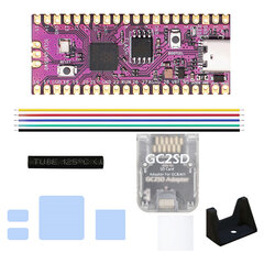 Skirta Raspberry PicoBoot Board RP2040 dviejų branduolių ir GC2SD adapterio SD2SP2 kortelių skaitytuvui, skirta GameCube žaidimų konsolei цена и информация | Аксессуары для компьютерных игр | pigu.lt