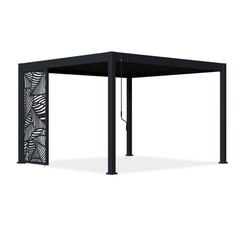 Dekoratyvinė panelė DECO 1.2 m pavėsinėms Pergola ELEGANCE/DELUXE/FUSION, Anthracite kaina ir informacija | Lauko baldų komplektai | pigu.lt