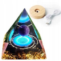 Пирамида ORGONIT +LED LAMPS LAMP 5cm CRYSTAL AMULET 5cm HX09 цена и информация | Принтеры | pigu.lt