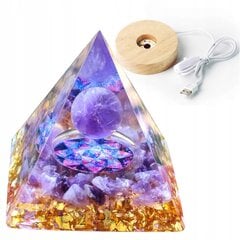 Пирамида ORGONIT +LED LAMPS LAMP 5cm CRYSTAL AMULET 5cm HX04 цена и информация | Принтеры | pigu.lt