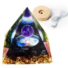 Пирамида ORGONIT +LED LAMPS LAMP 5cm CRYSTAL AMULET 5cm HX03 цена и информация | Принтеры | pigu.lt