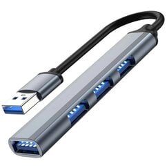 USB šakotuvas Perfee, 1x3.0, 3x2.0, plonas kaina ir informacija | Adapteriai, USB šakotuvai | pigu.lt