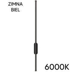 Sieninis šviestuvas Perfee, juodas, 100cm, 6000K kaina ir informacija | Sieniniai šviestuvai | pigu.lt