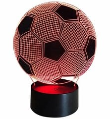 Naktinis šviestuvas Perfee, futbolo kamuolys, 3D, LED kaina ir informacija | Staliniai šviestuvai | pigu.lt