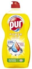 Pur indų ploviklis Power Lemon, 1200 ml kaina ir informacija | Indų plovimo priemonės | pigu.lt