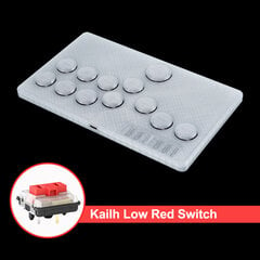 Mini Hitbox Mygtukai Flatbox Arcade Fight Stick Kailh Switch Arkadinis žaidimų valdiklis Pico GP2040-CE, skirtas PC / PS3 / PS4 / Swi цена и информация | Аксессуары для компьютерных игр | pigu.lt