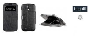 Bugatti Ultra Thin Bookcase, тонкий чехол Samsung Galaxy S4, чёрный цена и информация | Чехлы для телефонов | pigu.lt