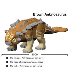 59 tipai Didelio dydžio Juros periodo pasaulio parko dinozaurai figūrėlės plytos surinkti statybiniai blokai žaislai tiranozauras reksas vaikams dovana kaina ir informacija | Dėlionės (puzzle) | pigu.lt