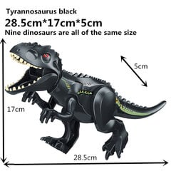 59 tipai Didelio dydžio Juros periodo pasaulio parko dinozaurai figūrėlės plytos surinkti statybiniai blokai žaislai tiranozauras reksas vaikams dovana kaina ir informacija | Dėlionės (puzzle) | pigu.lt