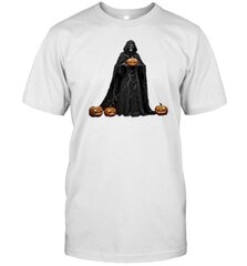 Halloween Skeleton Wearing Black Hooded Cloak Cut Out 2024 T-Shirt kaina ir informacija | Vyriški marškinėliai | pigu.lt