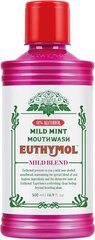 EUTHYMOL burnos skalavimo skystis "Mild", 500ml цена и информация | Зубные щетки, пасты | pigu.lt