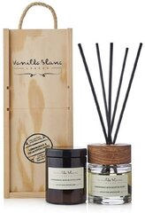 Vanilla Blanc Difuzoriaus ir žvakės dovanų rinkinys (Lemongrass & Eucalyptus Dives) kaina ir informacija | Namų kvapai | pigu.lt