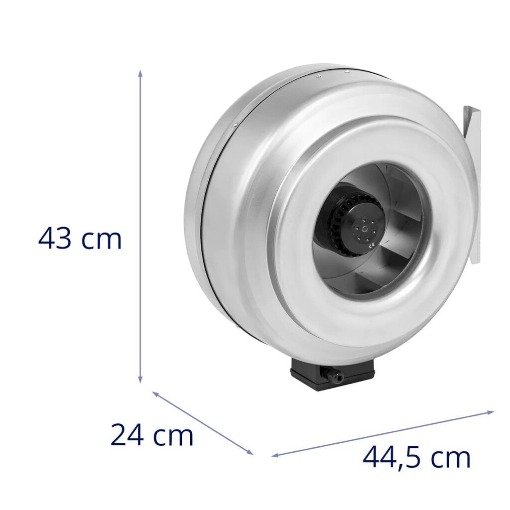 Ventiliatorius išmetimo anga, MSW-CDAIR-200S1, 2000m3/h., 315 mm. skersmens kaina ir informacija | Mechaniniai įrankiai | pigu.lt