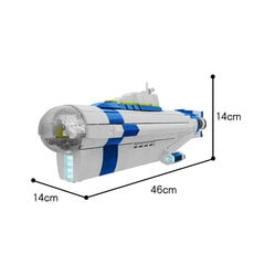 MOC Subnauticaed Cyclops Povandeninis statybinių blokų rinkinys Giliai nardymas Buriavimas Seamoth Warship Plytos „Pasidaryk pats“ žaislai vaikams Kalėdų dovana цена и информация | Пазлы | pigu.lt