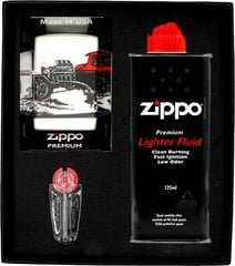 Zestaw ZIPPO Зажигалка HOT ROD DESIGN Prezentowy No1 цена и информация | Зажигалки и аксессуары | pigu.lt