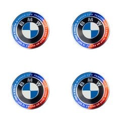 BMW ratlankių dangtelis, 56mm, 4vnt. kaina ir informacija | Automobilių reikmenys | pigu.lt