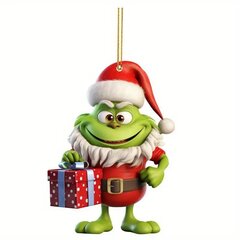 Eglutės žaisliukai The Grinch, 4 vnt kaina ir informacija | Kalėdinės dekoracijos | pigu.lt