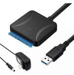 USB 3.0 į Sata adapterio laidas 2,5 / 3,5 colio kietajam diskui kaina ir informacija | Adapteriai, USB šakotuvai | pigu.lt